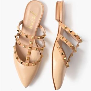 Tuckernuck | French Sole Exclusive Beige Davina Slides